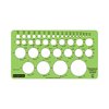 Staedtler Templates, 39 Circles, 4 x 7.25, Green 977 101